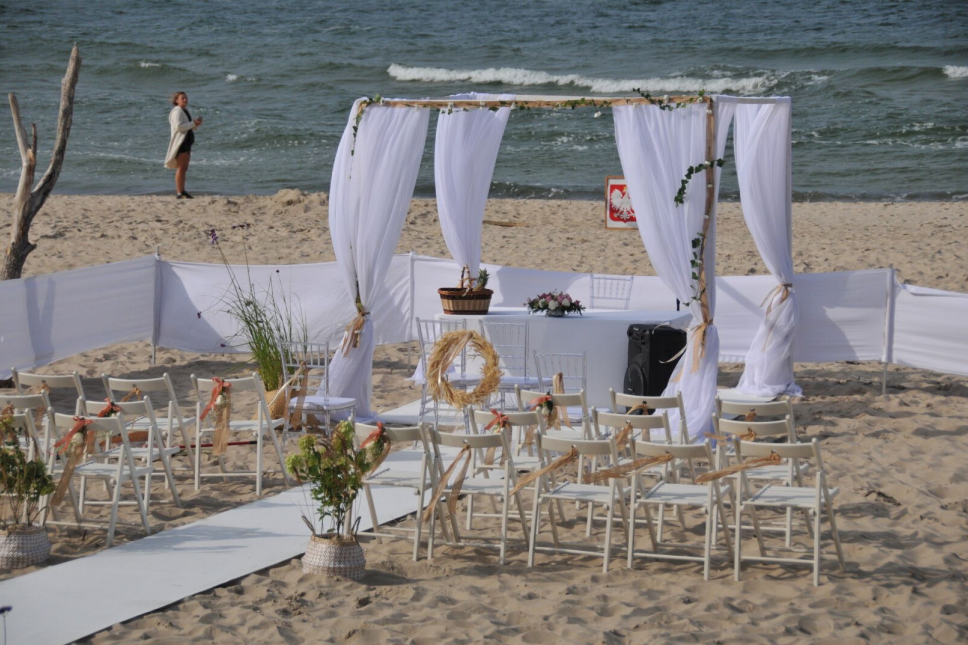 A wedding by the sea