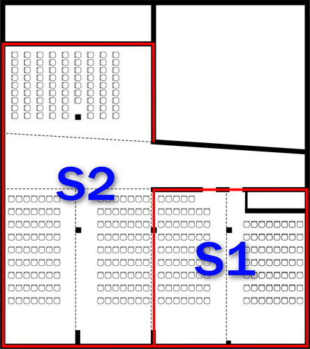 Sala 1 – 100 osób | Sala 2 – 200 osób